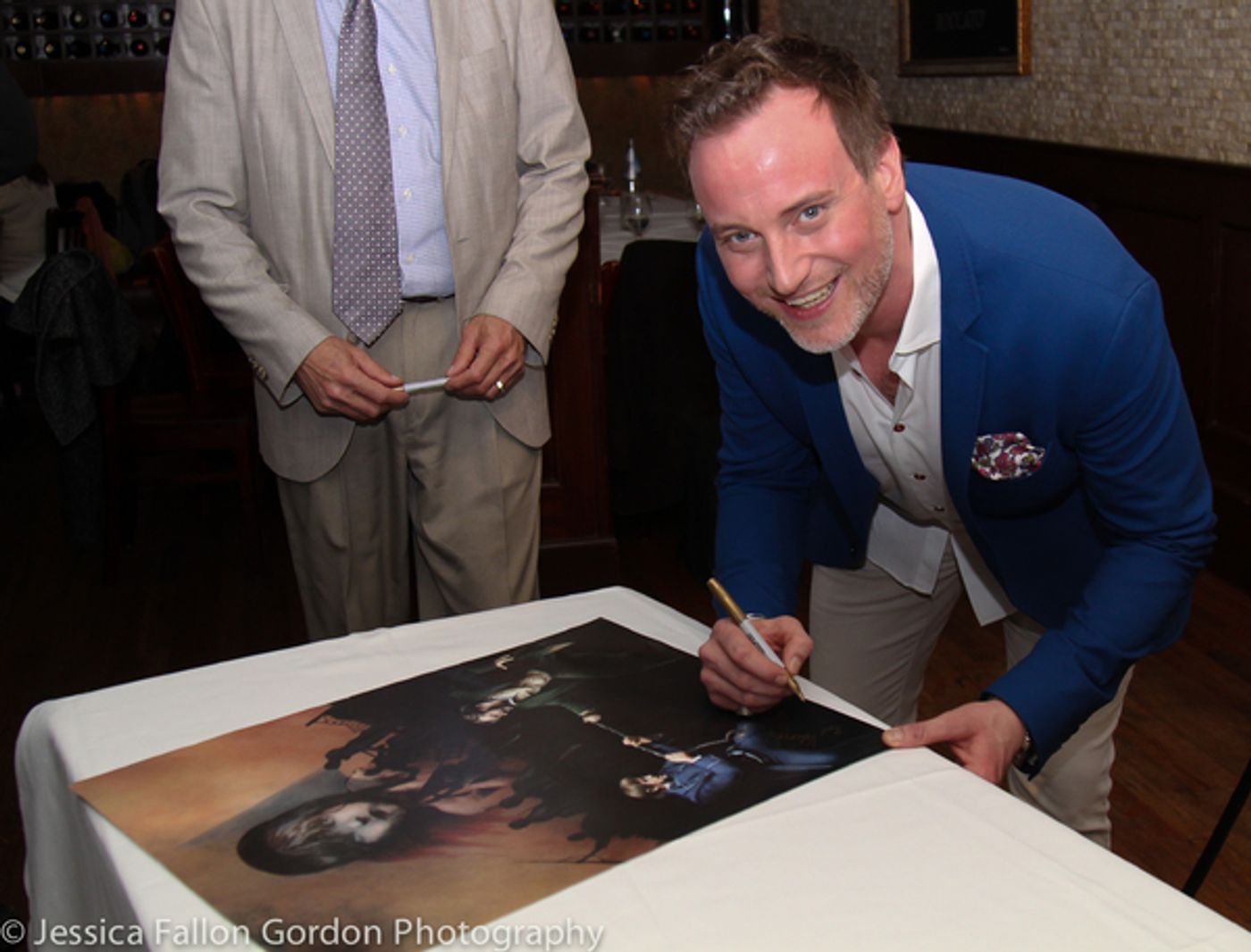 Photo Coverage: New LES MISERABLES Stars Celebrate 2 Years on Broadway with Tony's Portrait Unveiling!  Image