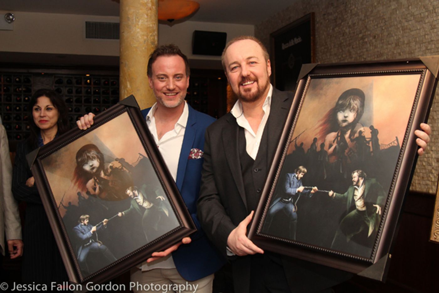 Photo Coverage: New LES MISERABLES Stars Celebrate 2 Years on Broadway with Tony's Portrait Unveiling!  Image