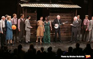 Dee Hoty, Josh Rhodes, Carmen Cusack, Edie Brickell, Steve Martin, and Walter Bobbie  Photo