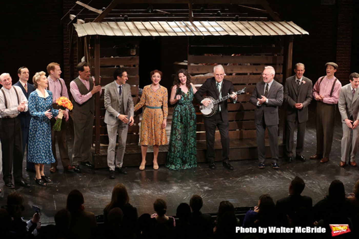 Photo Coverage: The Cast of BRIGHT STAR Takes Their Opening Night Bows with Steve Martin & Edie Brickell!  Image