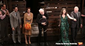 Michael X. Martin, Josh Rhodes, Carmen Cusack, Edie Brickell, Steve Martin, and Walte Photo