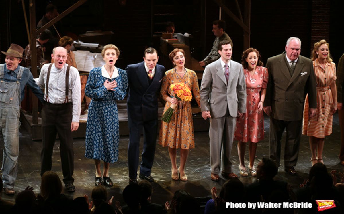 Dee Hoty, Paul Alexander Nolan, Carmen Cusack, A.J. Shively and Hannah Elless  at 