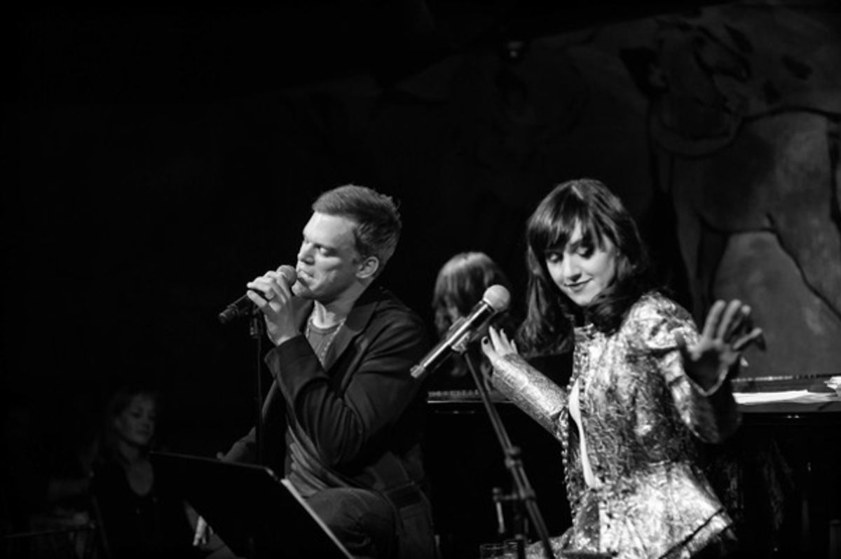 Michael C. Hall and Lena Hall at 
