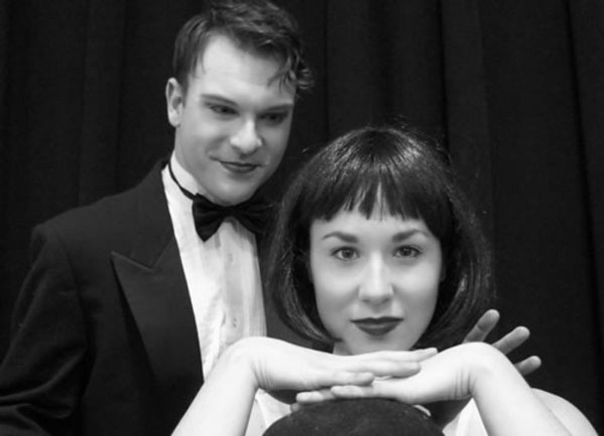 David Geinosky (The Emcee) and Laura Sportiello (Sally Bowles) at 