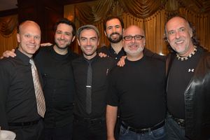 The Orchestra-Russ Brown (Bass), Josh Endlich (Percussion), James Olmsted (ConductorKeyboard), Douglas Baldwin (Guitar) and Brian Schatz (Reeds) @ BroadwayWorld The Orchestra-Russ Brown (Bass), Josh Endlich (Percussion), James Olmsted (ConductorK Photo