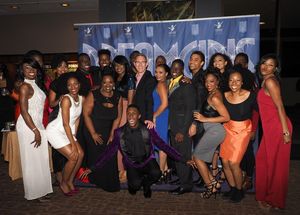 The Cast of DREAMGIRLS with Director/Choreographer Robert Longbottom Photo