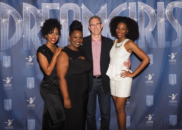 Danielle Truitt, Moya Angela, and Jasmin Richardson with Director/Choreographer Rober Photo