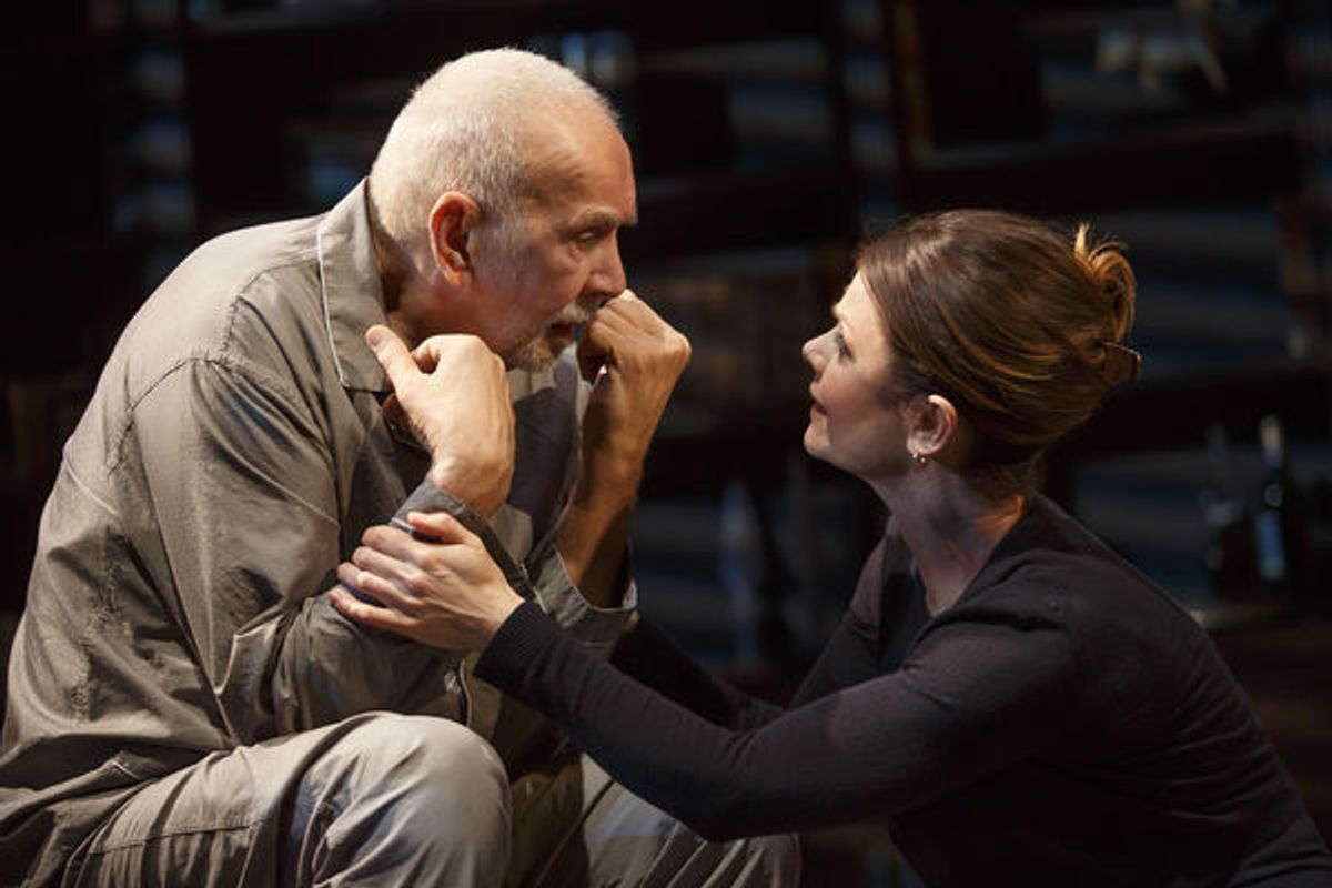 Frank Langella and Kathryn Erbe at 