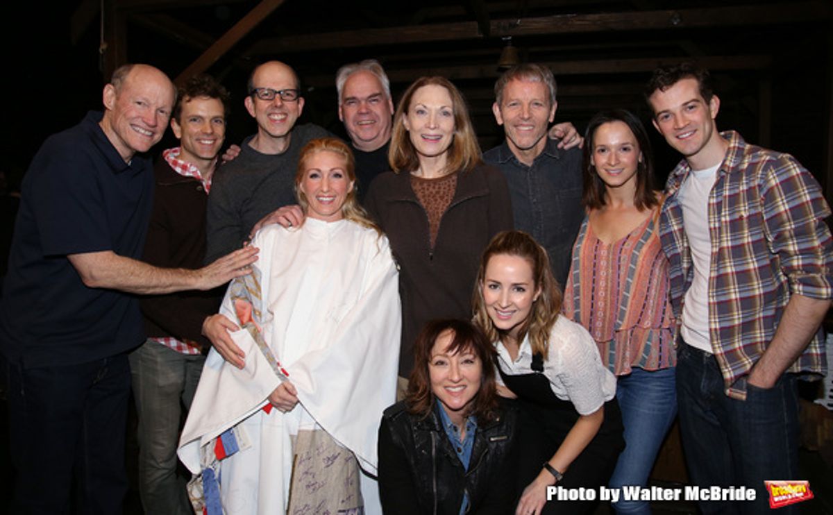 Stephen Lee Anderson, Paul Alexander Nolan, Jeff Blumenkrantz, Sarah Jane Shanks, Michael Mulheren, Dee Hoty, Carmen Cusack, Hannah Elless, Stephen Bogardus, Emily Padgett and A.J. Shively  at 