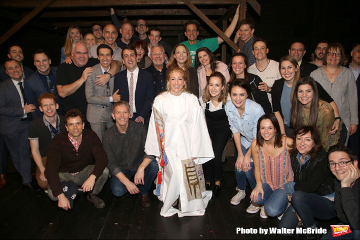 Sarah Jane Shanks with the cast and creative team  at 