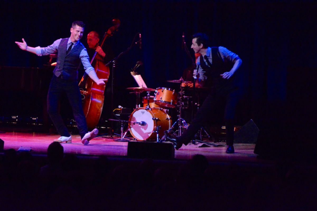 Luke Hawkins and Josh Grisetti at 