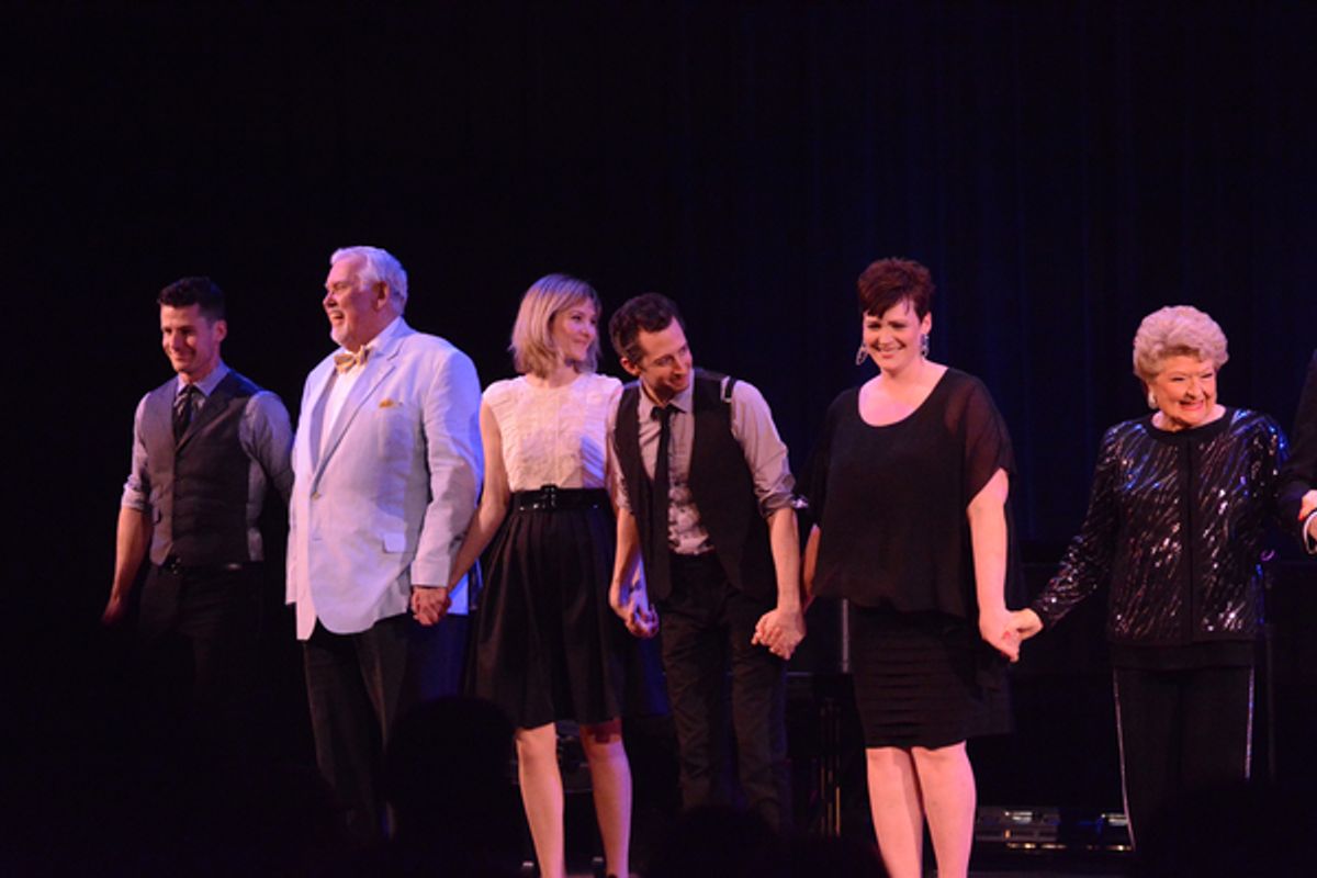 Luke Hawkins, Jim Brochu, Jill Paice, Josh Grisetti, Lisa Howard and Marilyn Maye at 