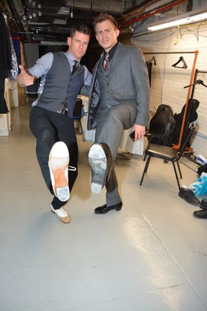 Luke Hawkins and Jimmy James Sutherland @ BroadwayWorld Luke Hawkins and Jimmy James Sutherland Photo