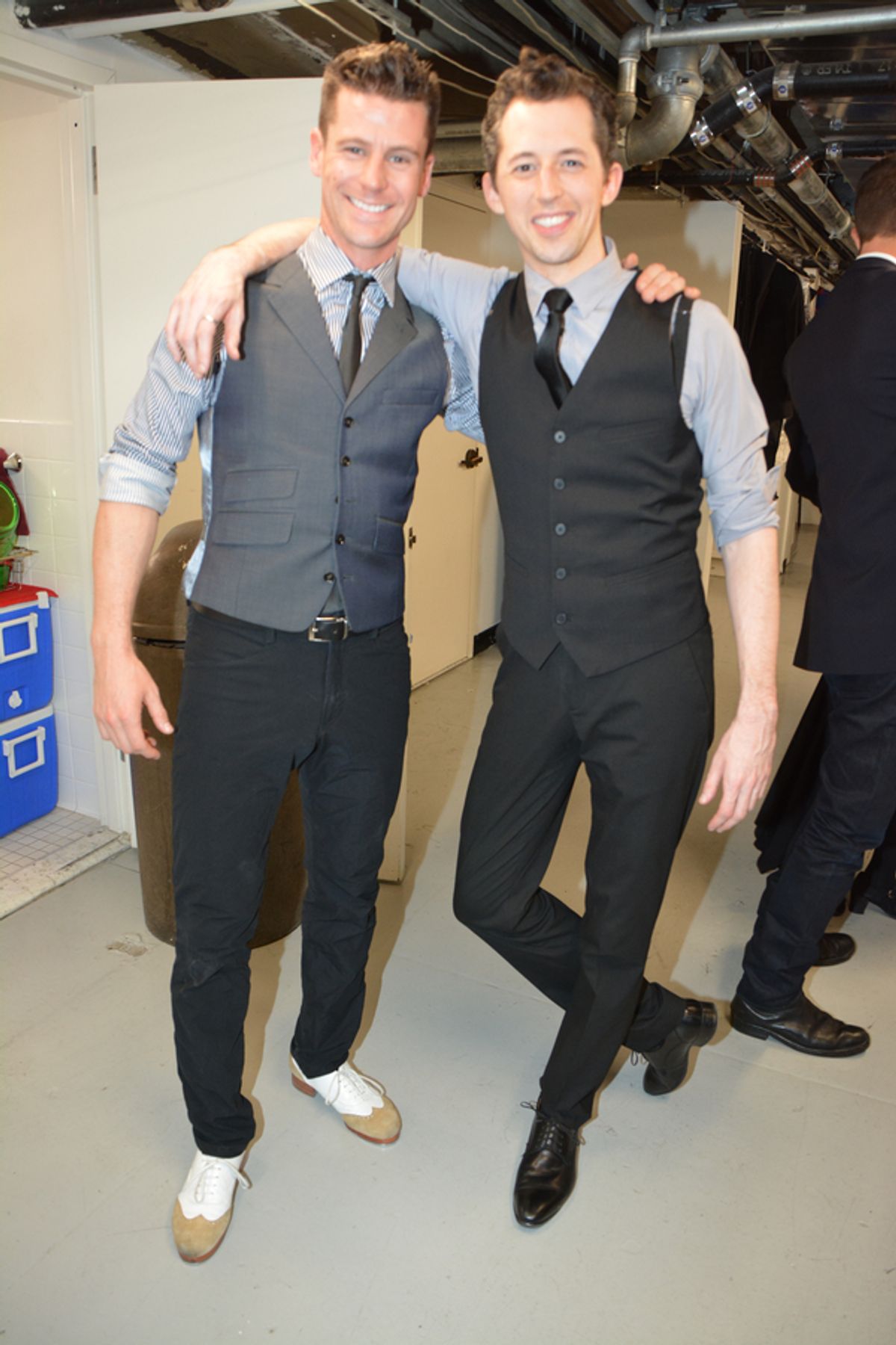 Luke Hawkins and Josh Grisetti at 