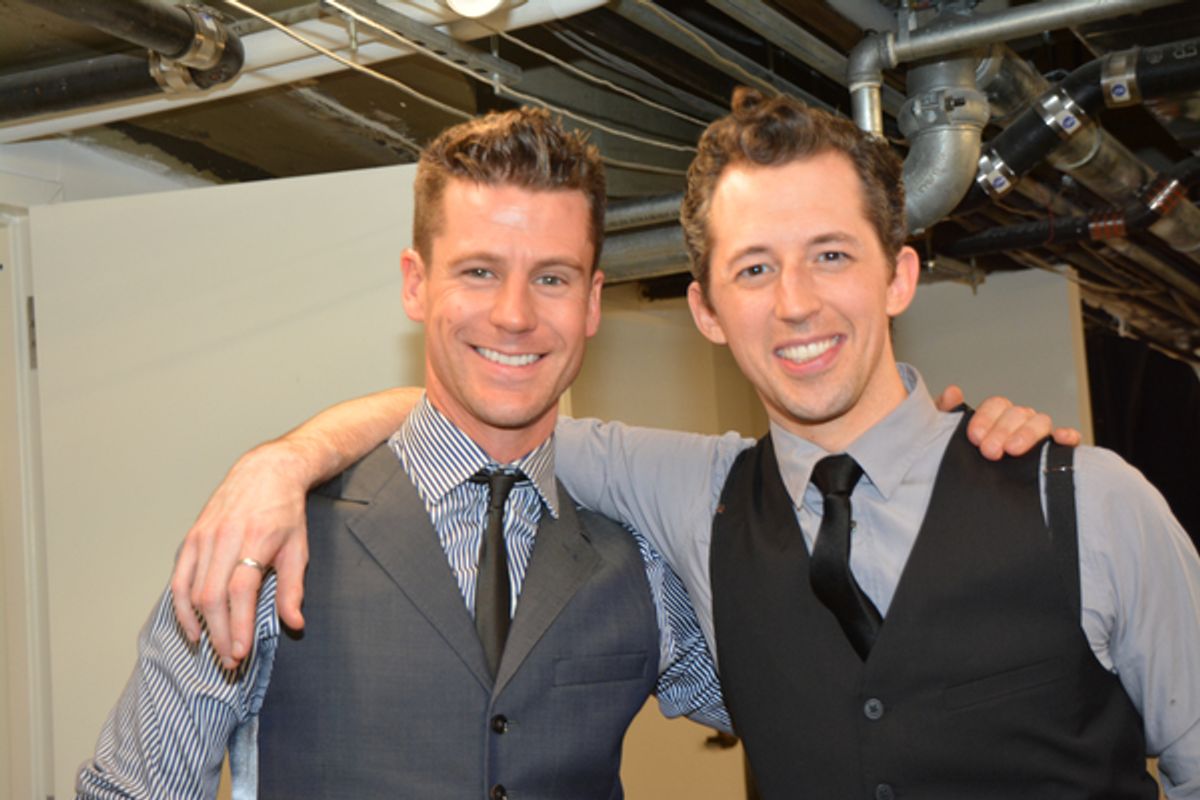 Luke Hawkins and Josh Grisetti at 