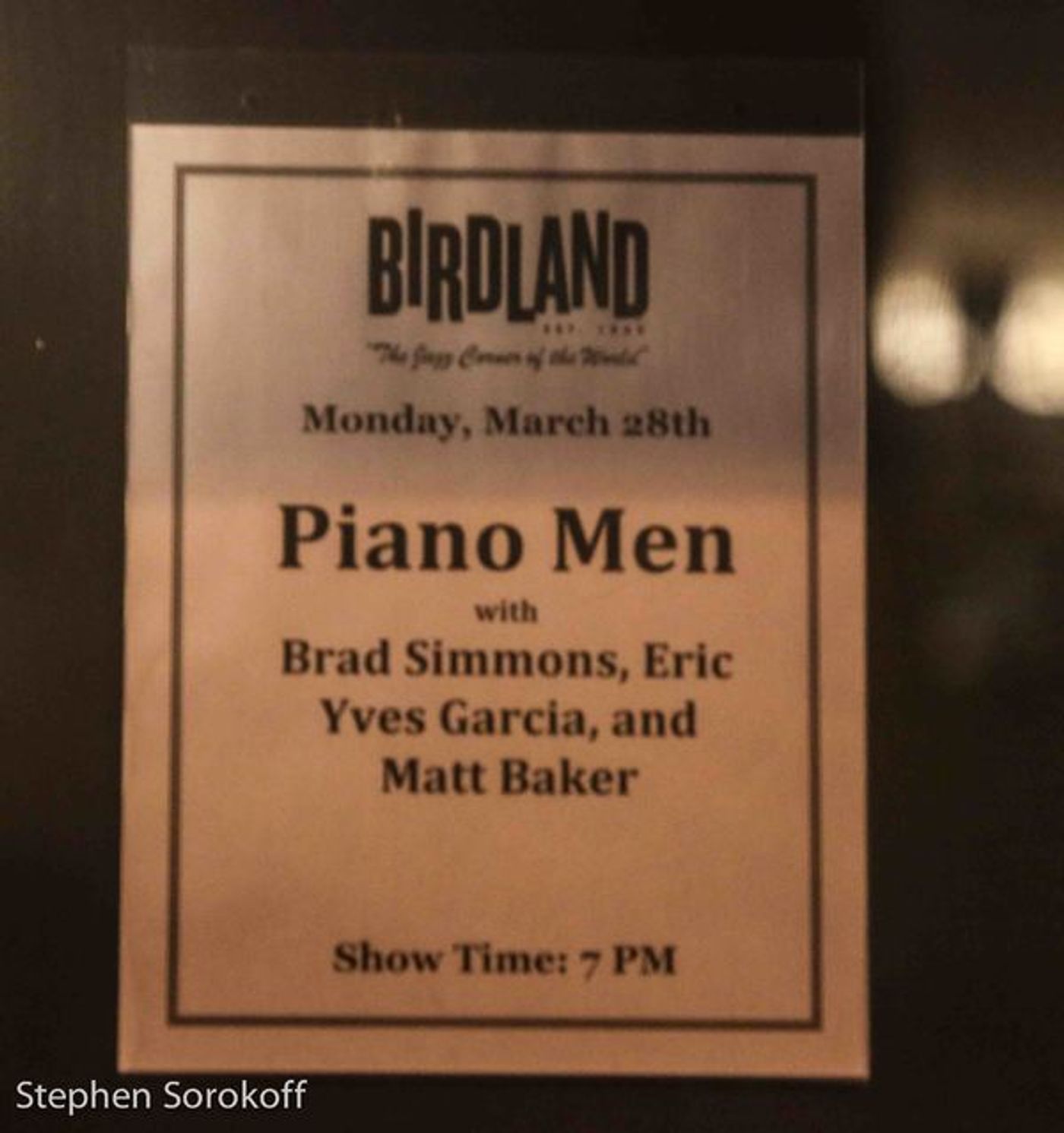 Photo Coverage: Piano Men Presented at Birdland  Image