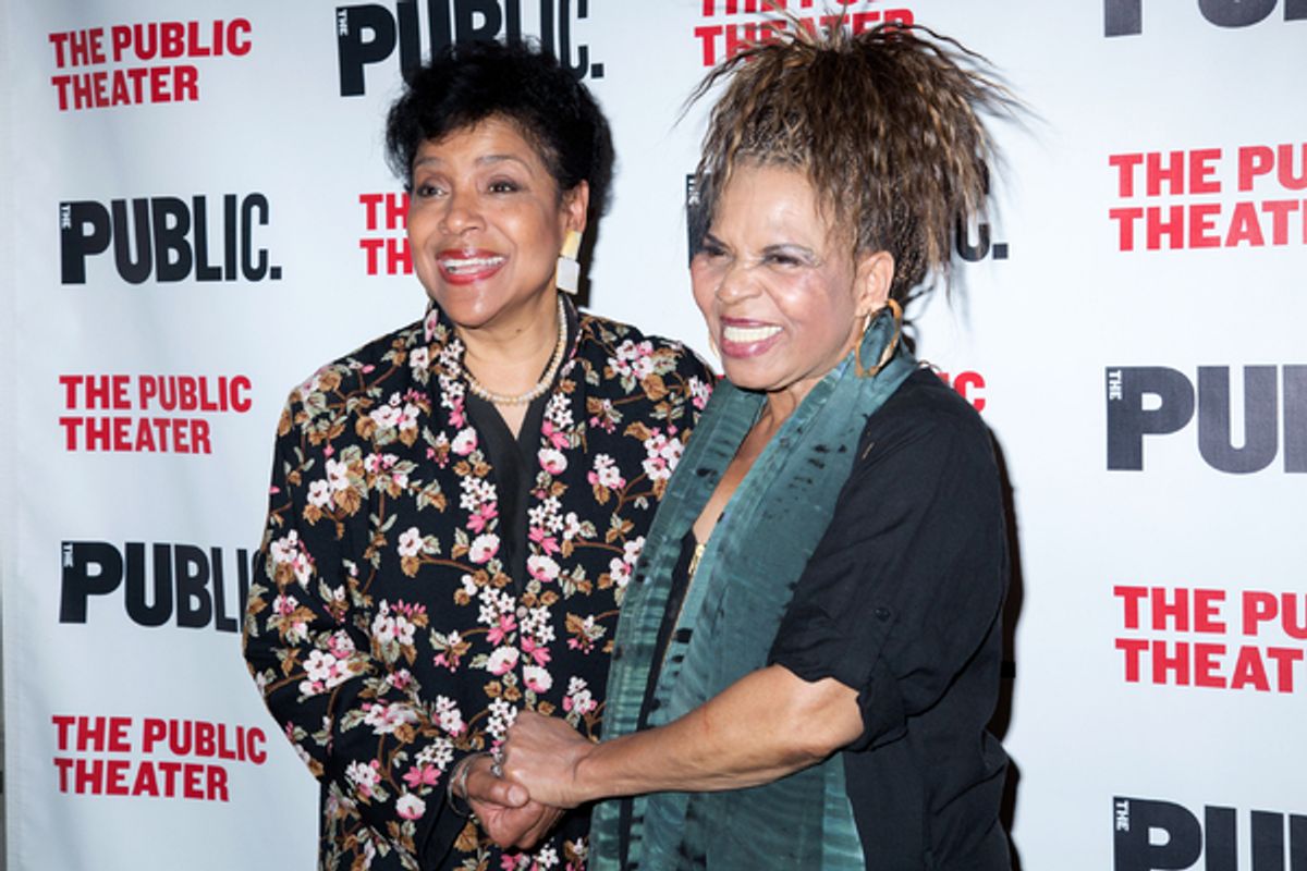 Phylicia Rashad, Ntozake Shange at 