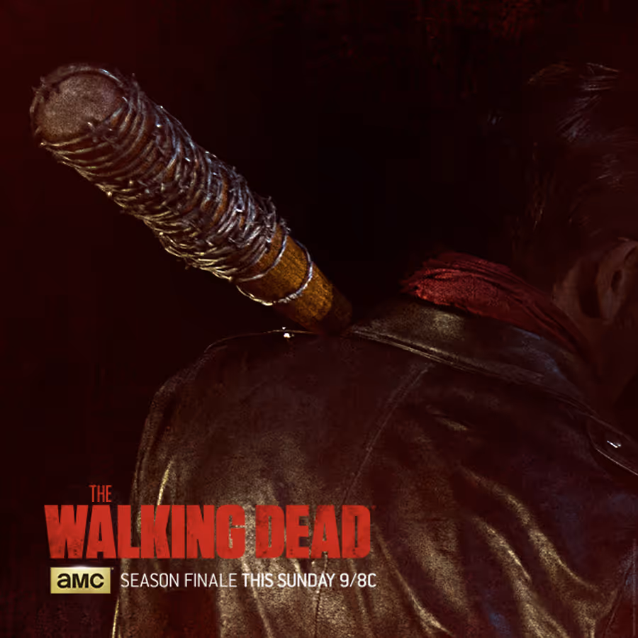 Photo: AMC Shares Teaser Image of THE WALKING DEAD's 'Negan' Image