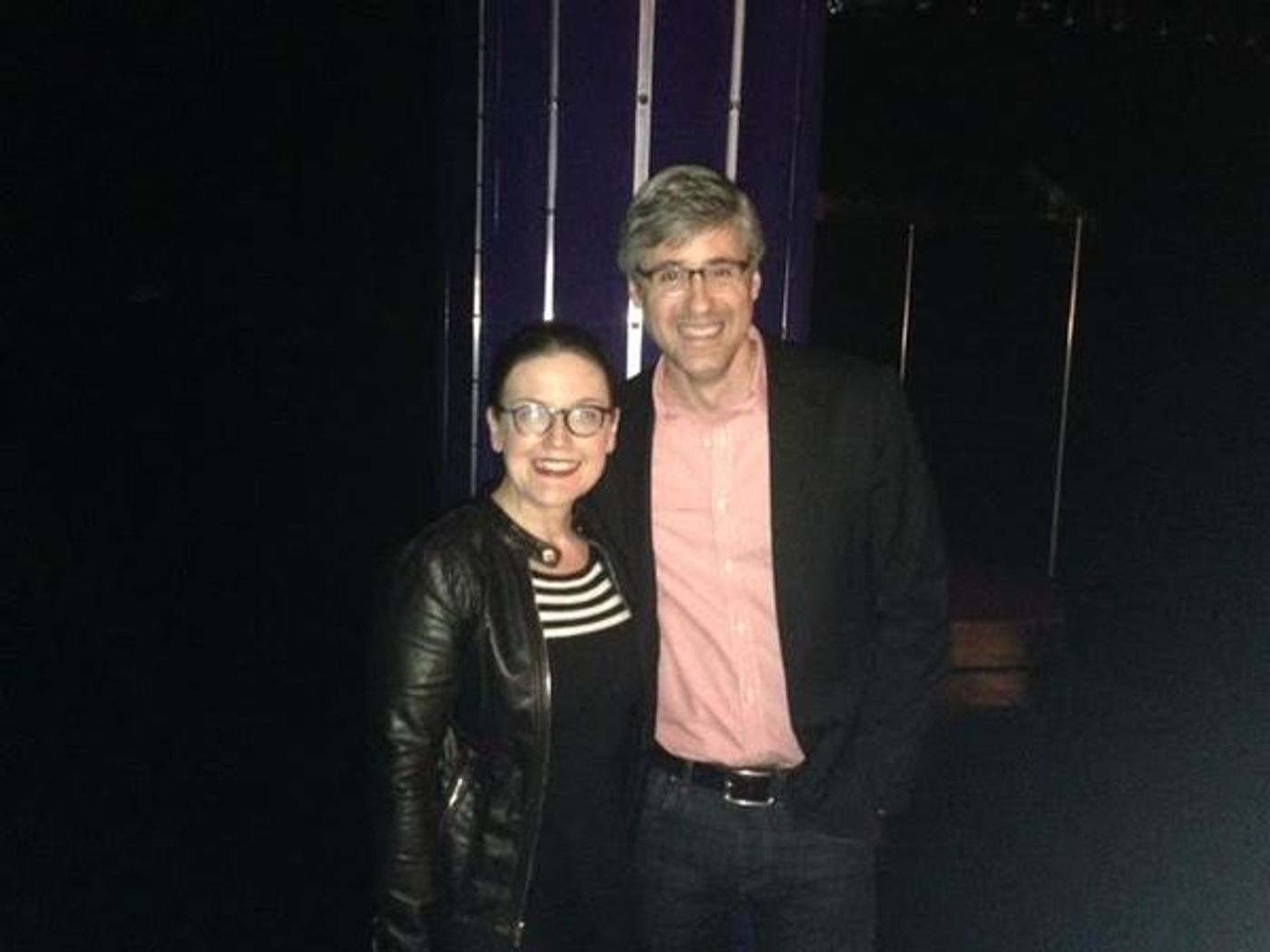 Photo Flash: Mo Rocca Visits Jennifer Simard at DISASTER! on Broadway  Image