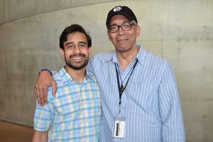 Samip Raval (Abe) and  Timothy Douglas Photo