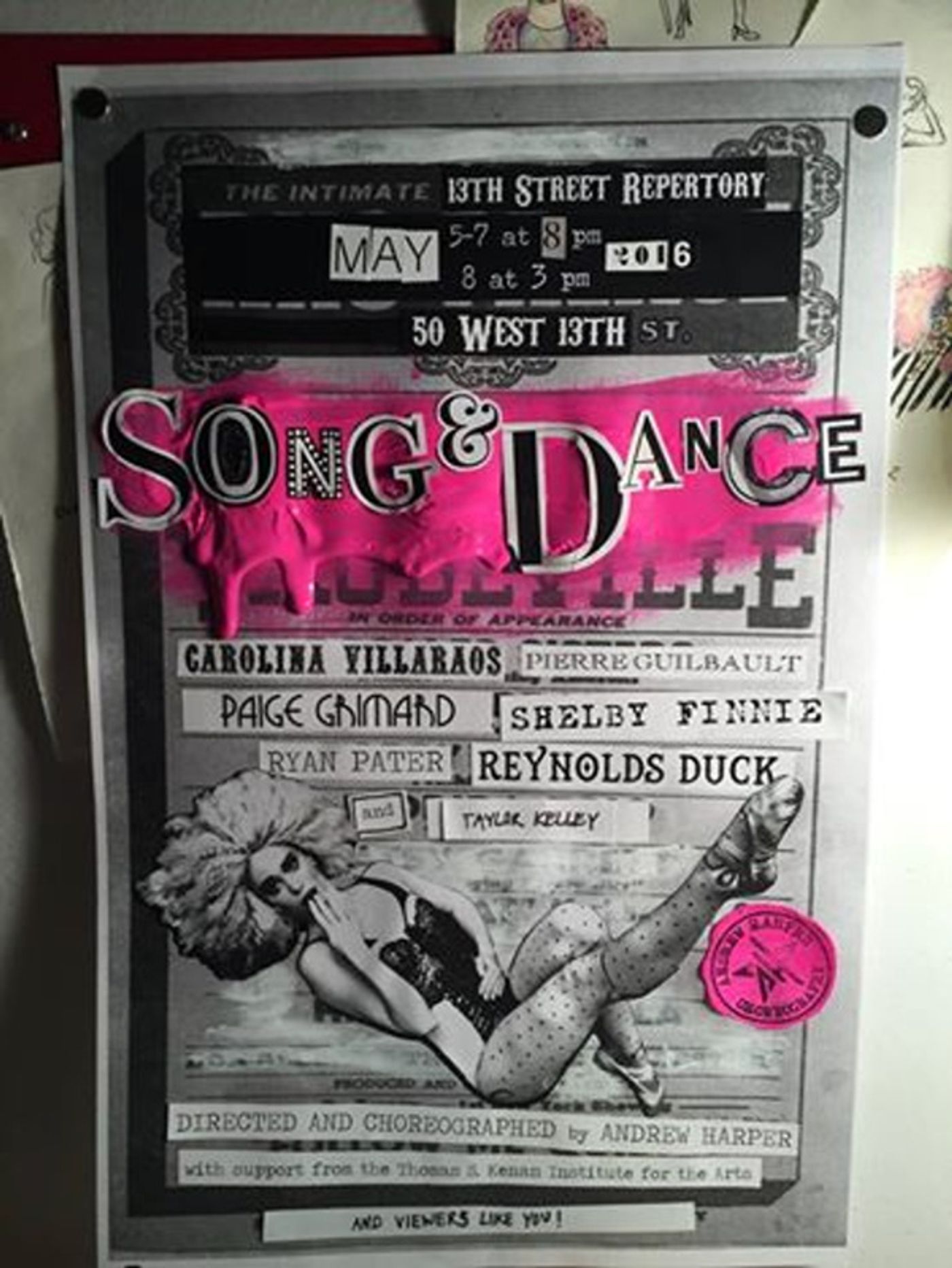 Photo Flash: Sneak Peek at Andrew Harper's SONG & DANCE, Coming to 13th Street Rep  Image