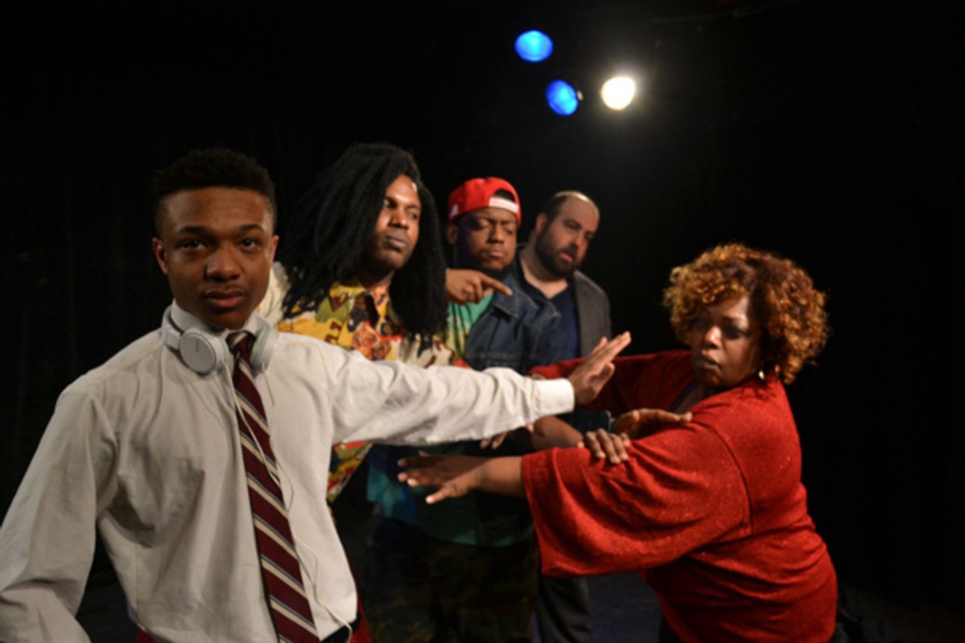 Photo Flash: Multi-Racial Cast Gives New Meaning to LINE at 13th Street Rep  Image