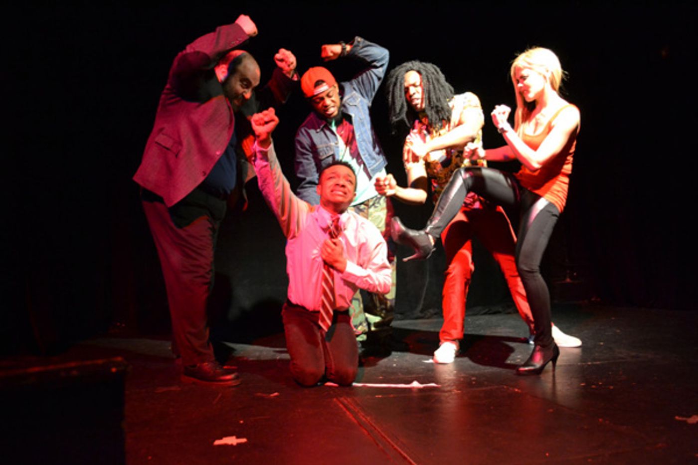 Photo Flash: Multi-Racial Cast Gives New Meaning to LINE at 13th Street Rep  Image