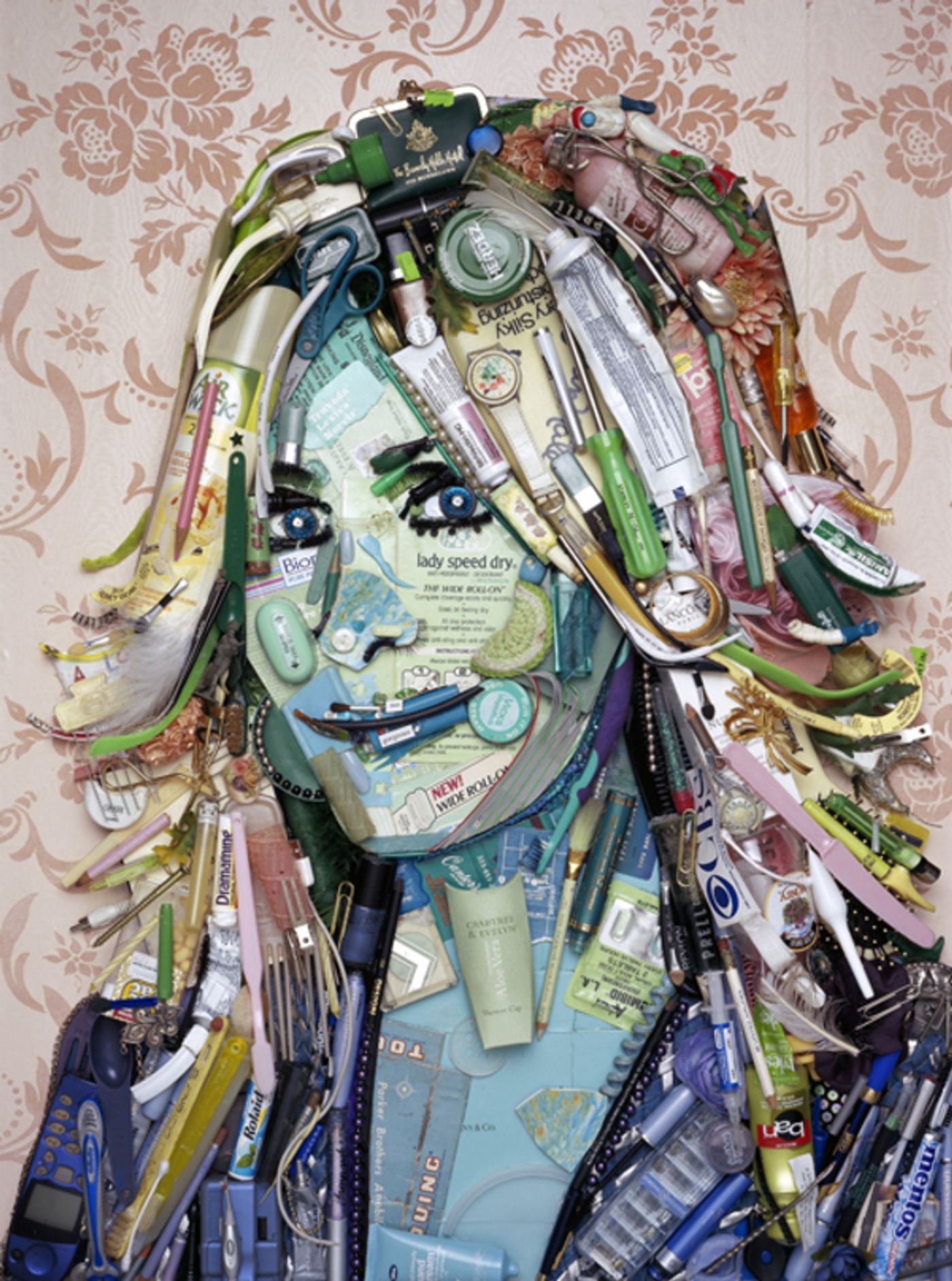 Photo Flash: Artist Jason Mecier Presents CELEBRITY TRASH Portraits - Lindsay Lohan, Pamela Anderson and More!  Image