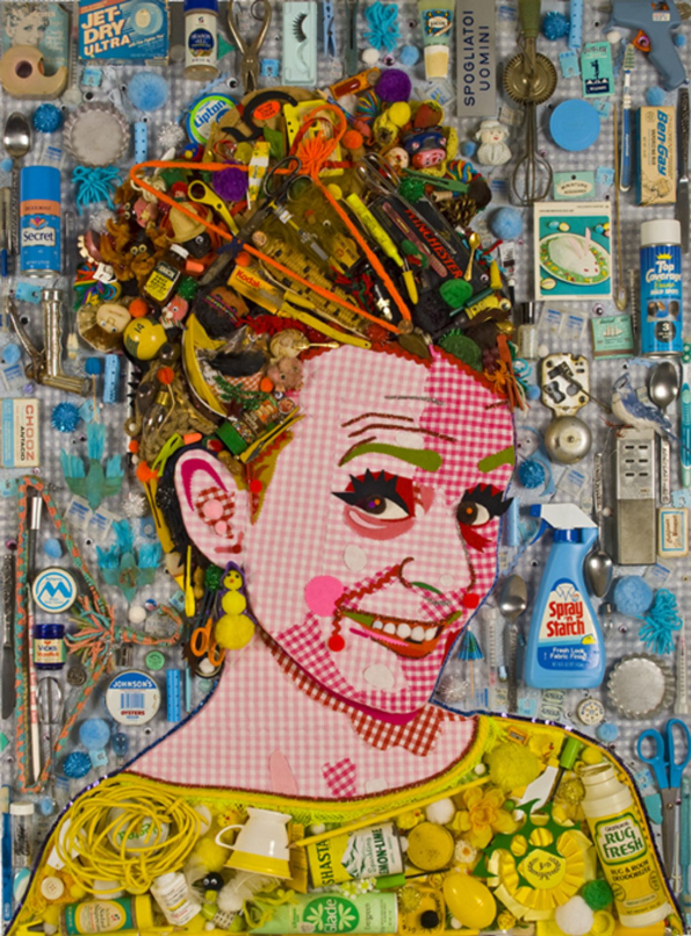 Photo Flash: Artist Jason Mecier Presents CELEBRITY TRASH Portraits - Lindsay Lohan, Pamela Anderson and More!  Image