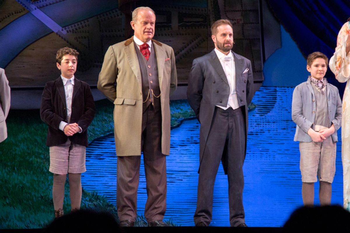 Alex Dreier, Kelsey Grammer, Alfie Boe, Eli Tokash at 