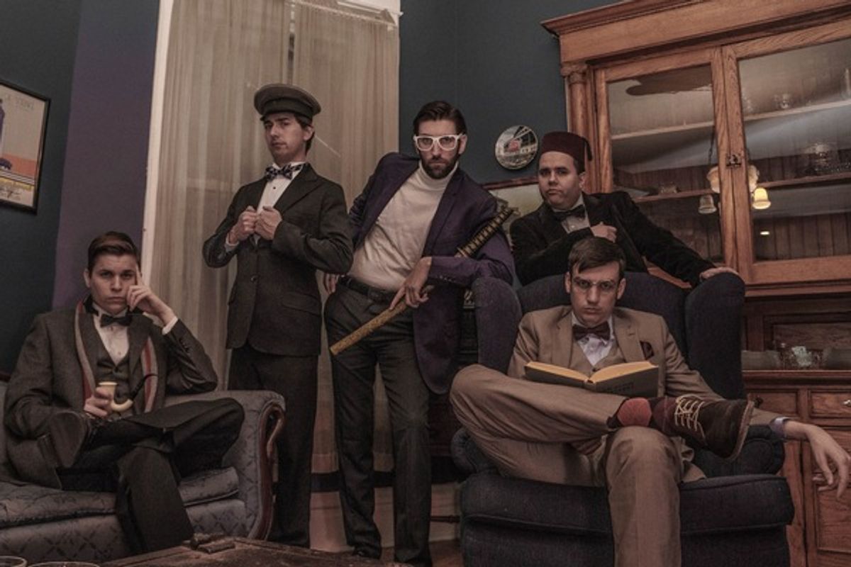 Peter Corey, Bruce Phillips, Caleb George, Jason Stockdale, and C.J. Tuor at 