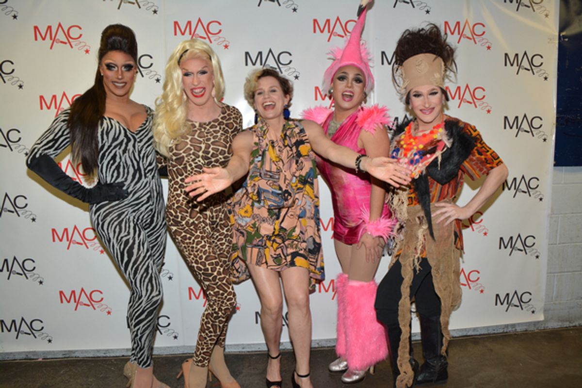 Cady Huffman and Distorted Diznee-Brenda Dharling, Pixie Aventura, Holly Dae and Bootsie Lefaris at 