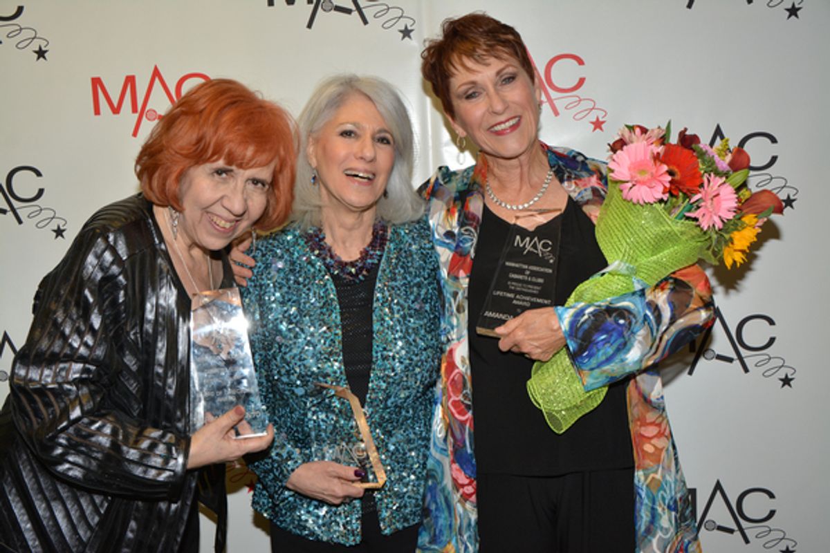 Maryann Lopinto, Jamie deRoy and Amanda McBroom at 