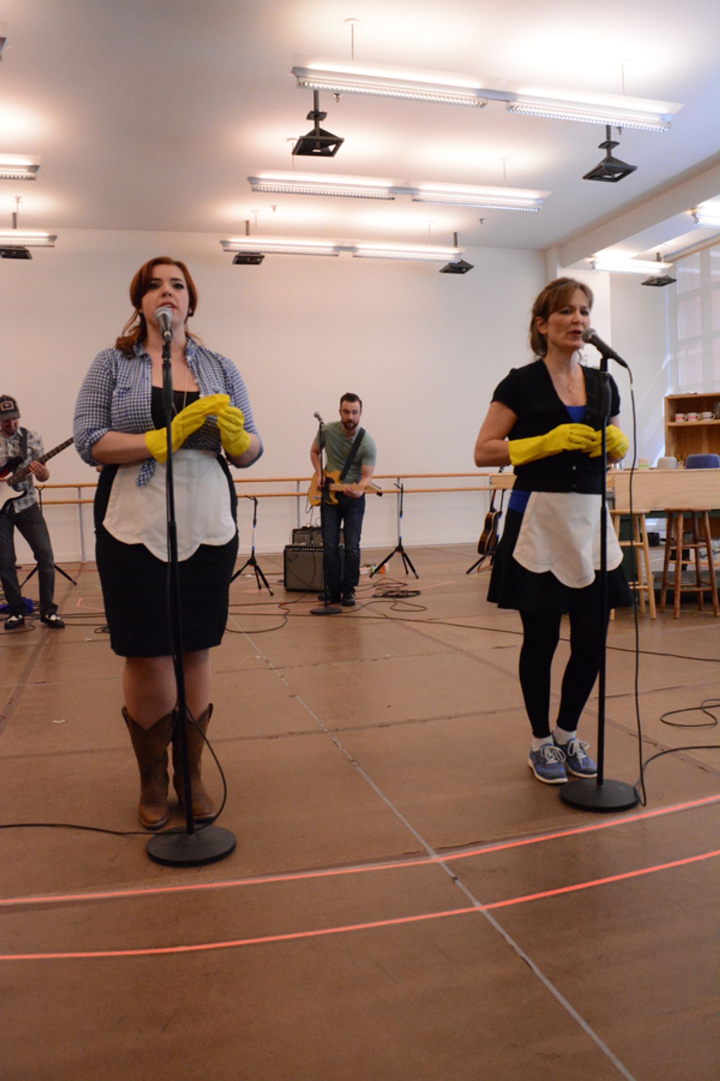 Photo Coverage: Paper Mill Playhouse's PUMP BOYS AND DINETTES Cast Meets the Press!  Image