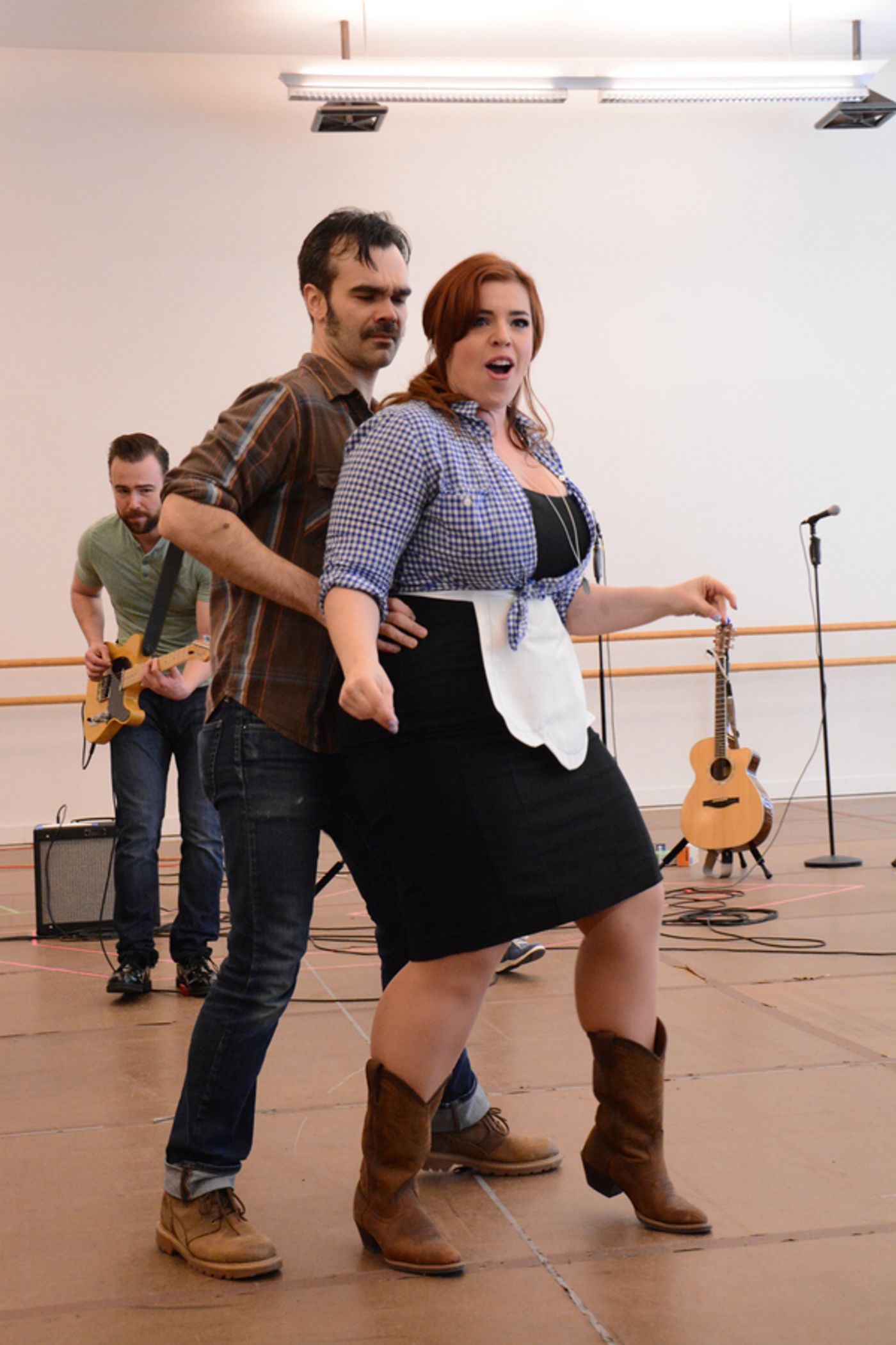 Photo Coverage: Paper Mill Playhouse's PUMP BOYS AND DINETTES Cast Meets the Press!  Image