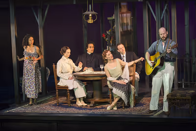 The cast of the world premiere musical RAIN at The Old Globe Photo