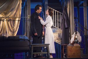 Jared Zirilli as Alfred Davidson and Elizabeth A. Davis as Anna Davidson Photo