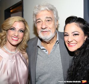 Raquel Suarez-Groen, Placido Domingo and Samarie Alicea @ BroadwayWorld Raquel Suarez-Groen, Placido Domingo and Samarie Alicea Photo