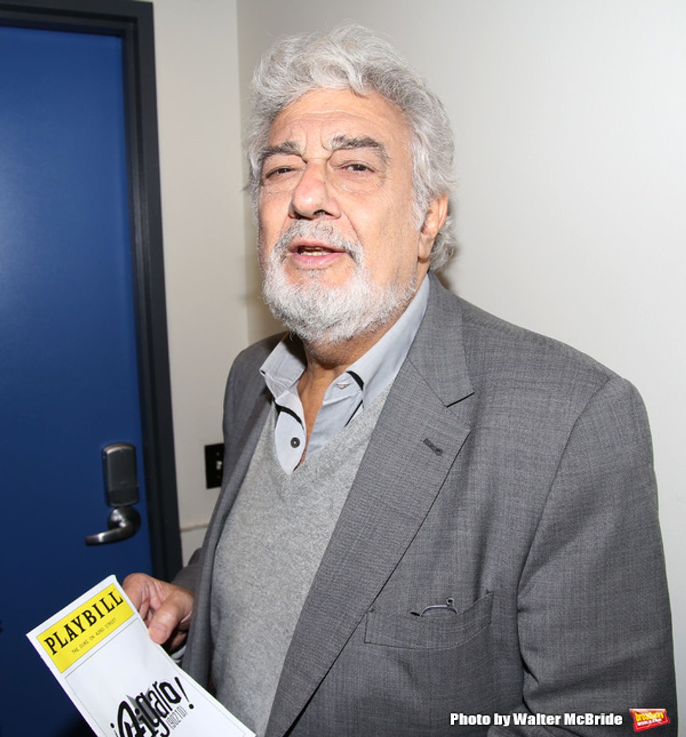 Exclusive Photo Coverage: Placido Domingo visits ¡FIGARO! (90210)  Image