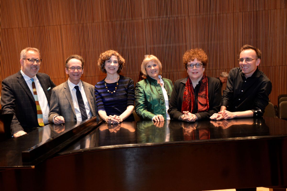 David Chase, Larry Hochman, Naomi Lewin, Elisabeth Von Trapp, Judith Clurman and Tedd Firth at 