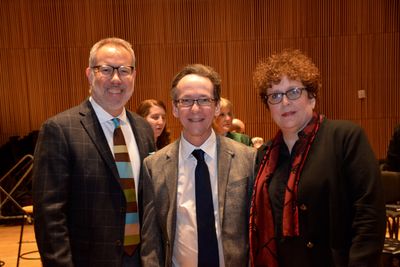 David Chase, Larry Hochman and Judith Clurman Photo