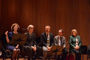 Naomi Lewin, Ted Chapin, David Chase, Larry Hochman and Elisabeth Von Trapp Photo