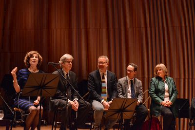 Naomi Lewin, Ted Chapin, David Chase, Larry Hochman and Elisabeth Von Trapp Photo