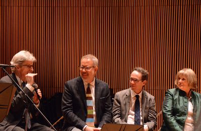 Ted Chapin, David Chase, Larry Hochman and Elisabeth Von Trapp Photo