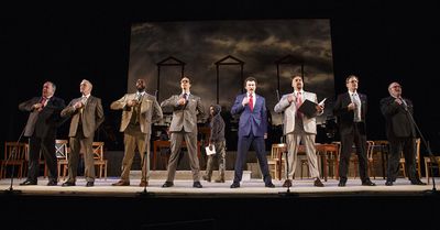 Bryce Pinkham (John Dickinson) and company  Photo