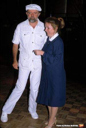 Patty Duke with her husband John Astin Attending a party at Magique Disco in New York Photo