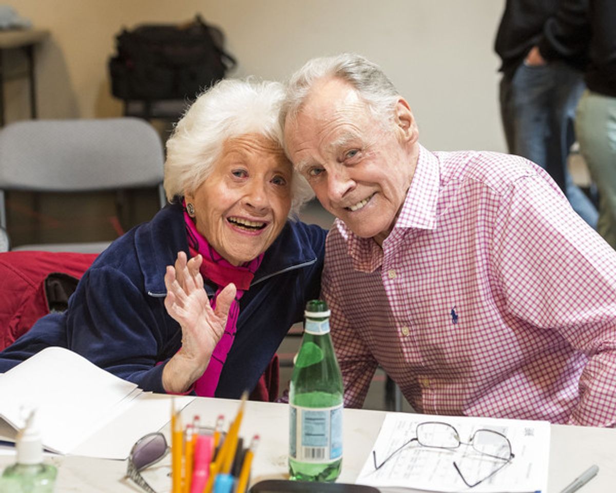 Charlotte Rae and James Greene  at 