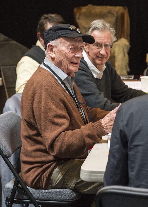Cast members Alan Mandell and Barry McGovern  Photo
