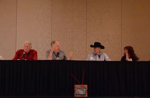 Don Collier, Boyd Magers, Robert Fuller and BarBara Luna @ BroadwayWorld Don Collier, Boyd Magers, Robert Fuller and BarBara Luna Photo