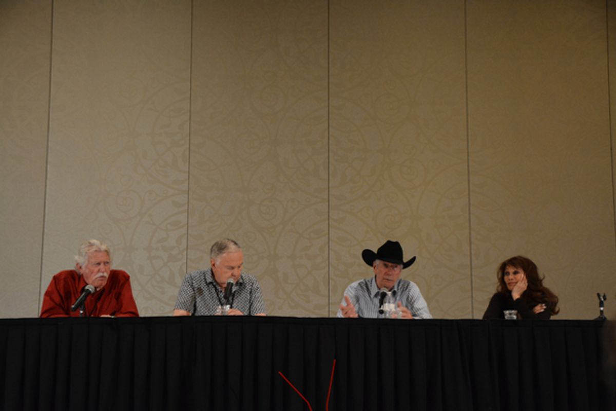 Don Collier, Boyd Magers, Robert Fuller and BarBara Luna at 